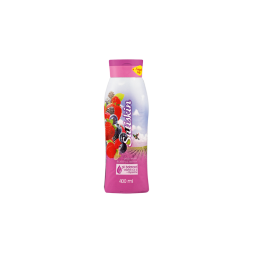 SATISKIN SHOWER GEL BLISSFUL BERRIES 400ML